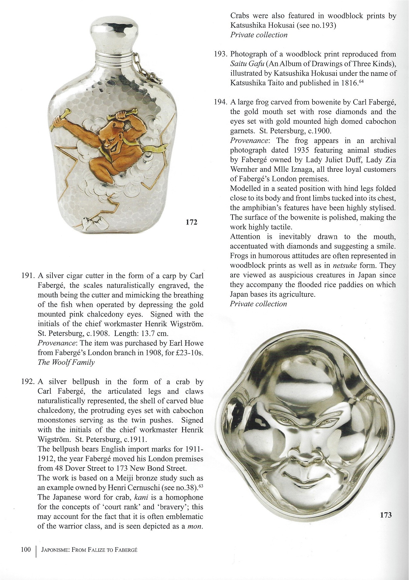 Wartski Japonisme Catalogue - page 100 no 173